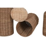 St med 3 Vaser Home ESPRIT Brun Metal Natur 25 x 25 x 82 cm (3 Dele) #3