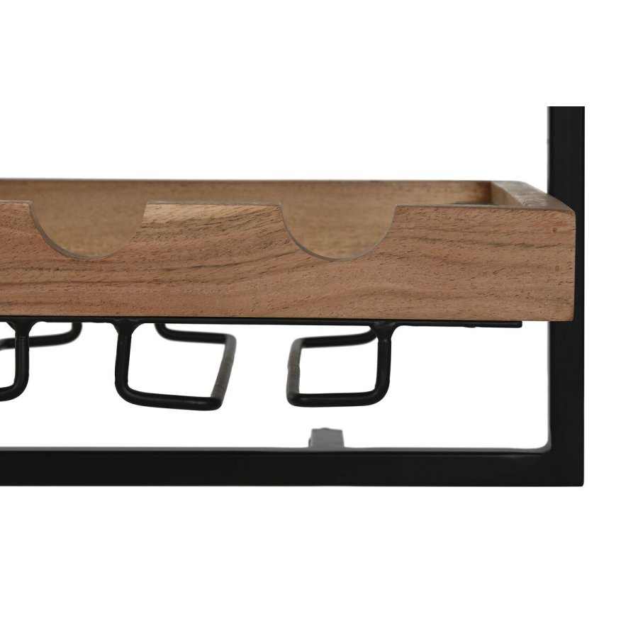 Flaskereol Home ESPRIT Sort Natur 65 x 25 x 35 cm #10