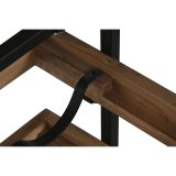 Flaskereol Home ESPRIT Sort Natur 65 x 25 x 35 cm #13