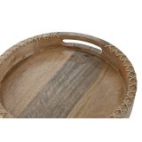 Snack bakke Home ESPRIT Natur Kolonistil 30 x 30 x 5 cm #4