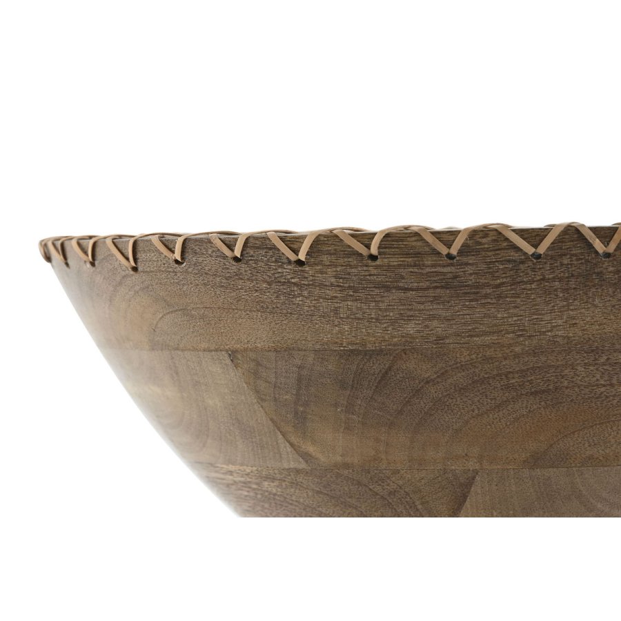 Salatskl Home ESPRIT Natur Spanskrr Mangotr 30 x 30 x 12 cm #7