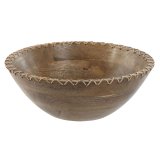 Salatskl Home ESPRIT Natur Spanskrr Mangotr 30 x 30 x 12 cm #1