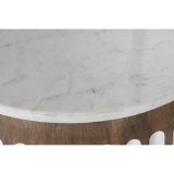 Sofabord Home ESPRIT Hvid Natur 41 x 41 x 52 cm #3