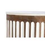 Sofabord Home ESPRIT Hvid Natur 41 x 41 x 52 cm #4