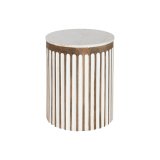 Sofabord Home ESPRIT Hvid Natur 41 x 41 x 52 cm #1