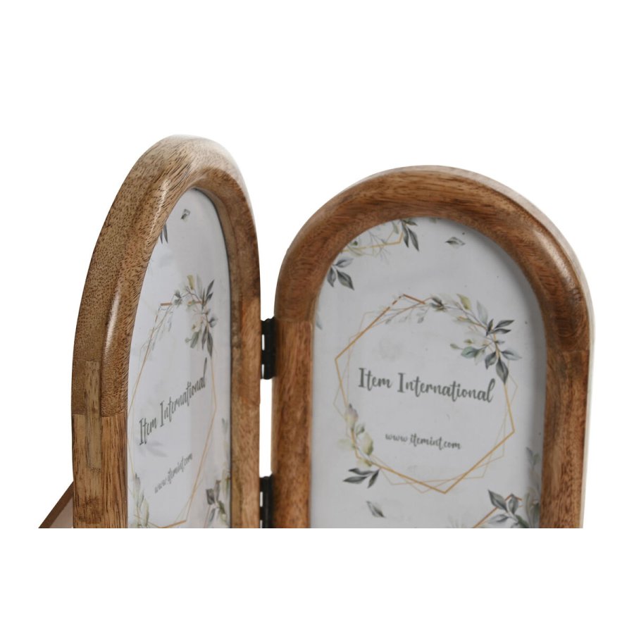 Fotoramme Home ESPRIT Natur Krystal Mangotr Tropisk (2 enheder) #2