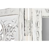 Sammenfoldelig skrm Home ESPRIT Hvid Mangotr Spejl 152 x 2 x 182 cm #4