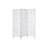 Sammenfoldelig skrm Home ESPRIT Hvid Mangotr Spejl 152 x 2 x 182 cm #5