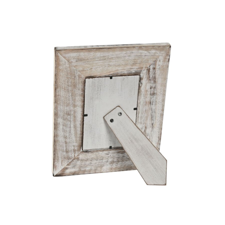 Fotoramme Home ESPRIT Hvid Natur Krystal Mangotr Blomst Indianer mand 21 x 2 x 26,5 cm #9