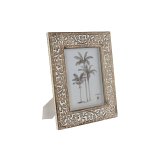 Fotoramme Home ESPRIT Hvid Natur Krystal Mangotr Indianer mand 31,5 x 2 x 36,5 cm #1