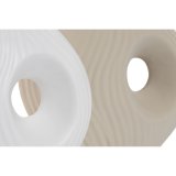 Vase Home ESPRIT Hvid Beige Stent�j 33 x 15 x 34 cm (2 enheder) #2