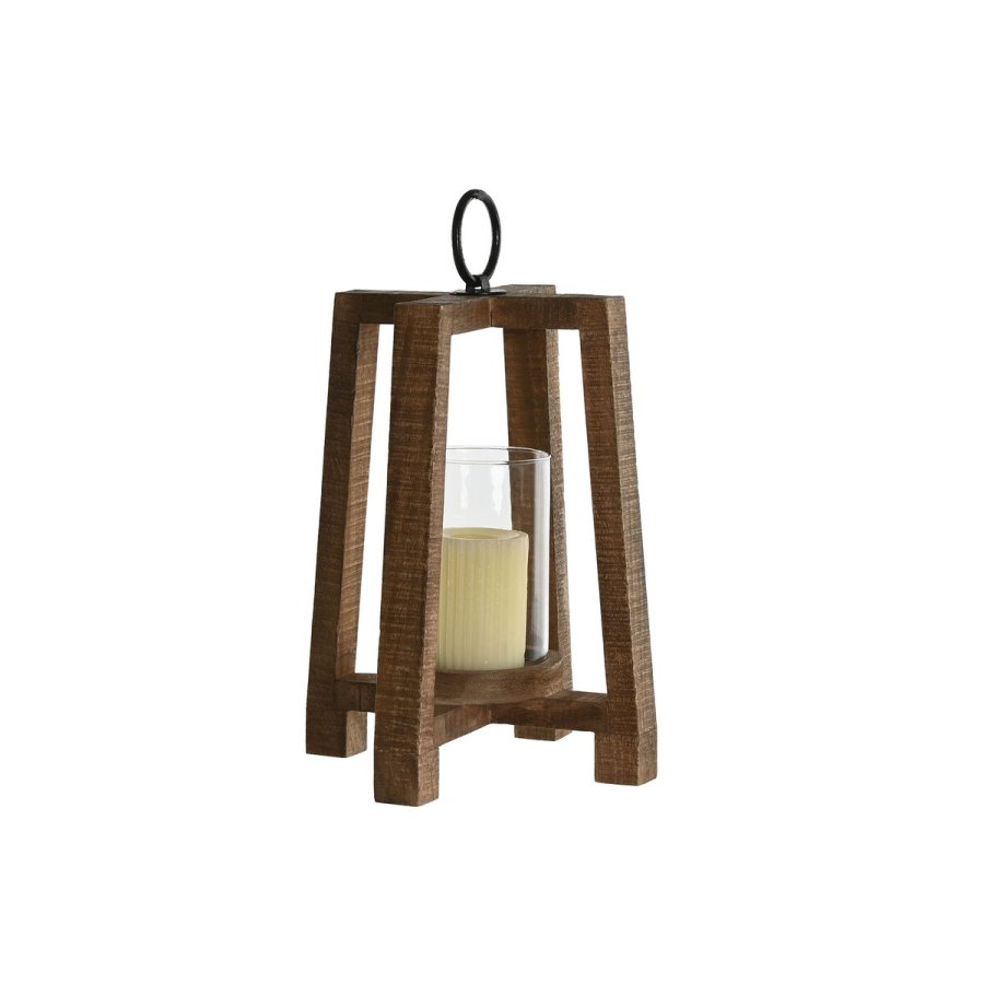 Lyseholder Home ESPRIT Natur Krystal Mangotr 25 x 25 x 35 cm #4