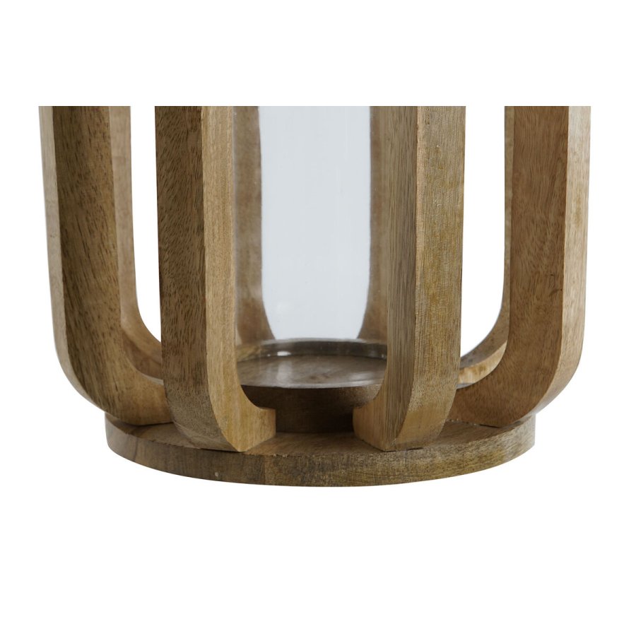 Lyseholder Home ESPRIT Natur Krystal Mangotr 25 x 25 x 35 cm #3