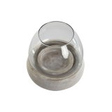 Lyseholder Home ESPRIT Hvid Natur Krystal Mangotr 30 x 30 x 40 cm (2 enheder) #3