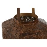 Set med dkkeservietter Home ESPRIT Brun Gylden Metal 26 x 26 x 38,5 cm #2