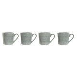 4 Dele krusst Home ESPRIT Grn Stentj 360 ml 9,5 x 13 x 9,2 cm Mandala #1