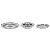 Spisestel Home ESPRIT Bl Hvid Porceln Araber 27 x 27 x 2 cm 18 Dele #7