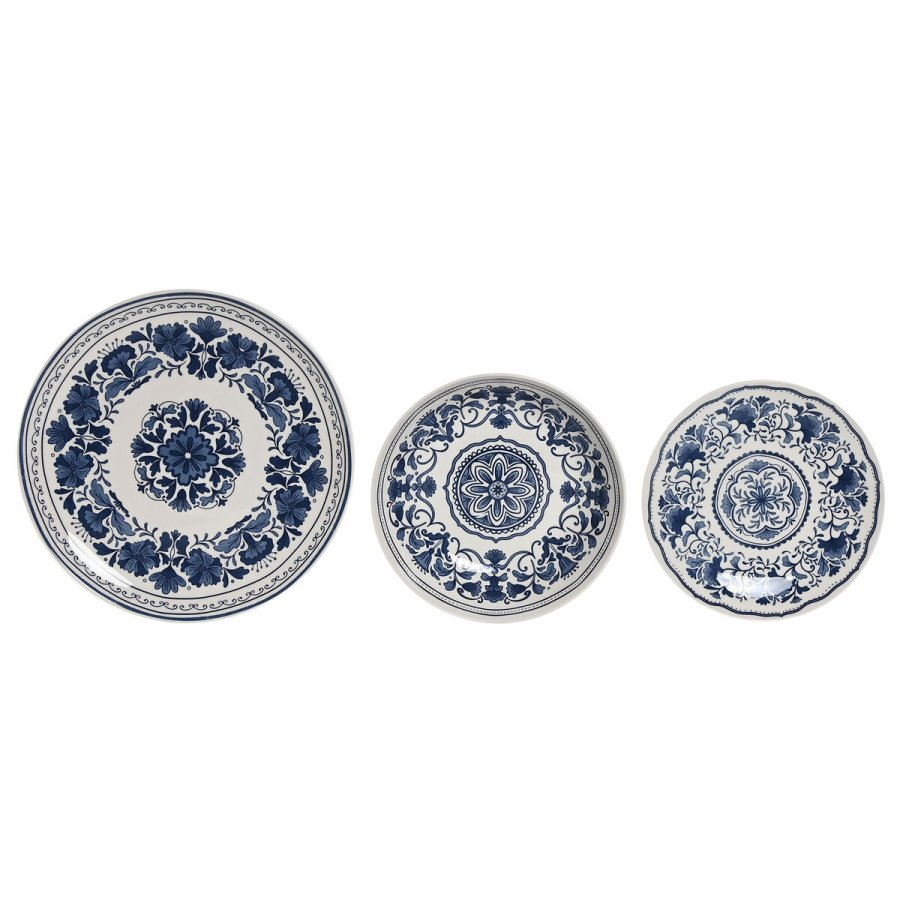 Spisestel Home ESPRIT Bl Hvid Porceln Araber 27 x 27 x 2 cm 18 Dele #10