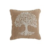 Pude Home ESPRIT Hvid Brun Tr Romantisk 45 x 15 x 45 cm (2 enheder) #1