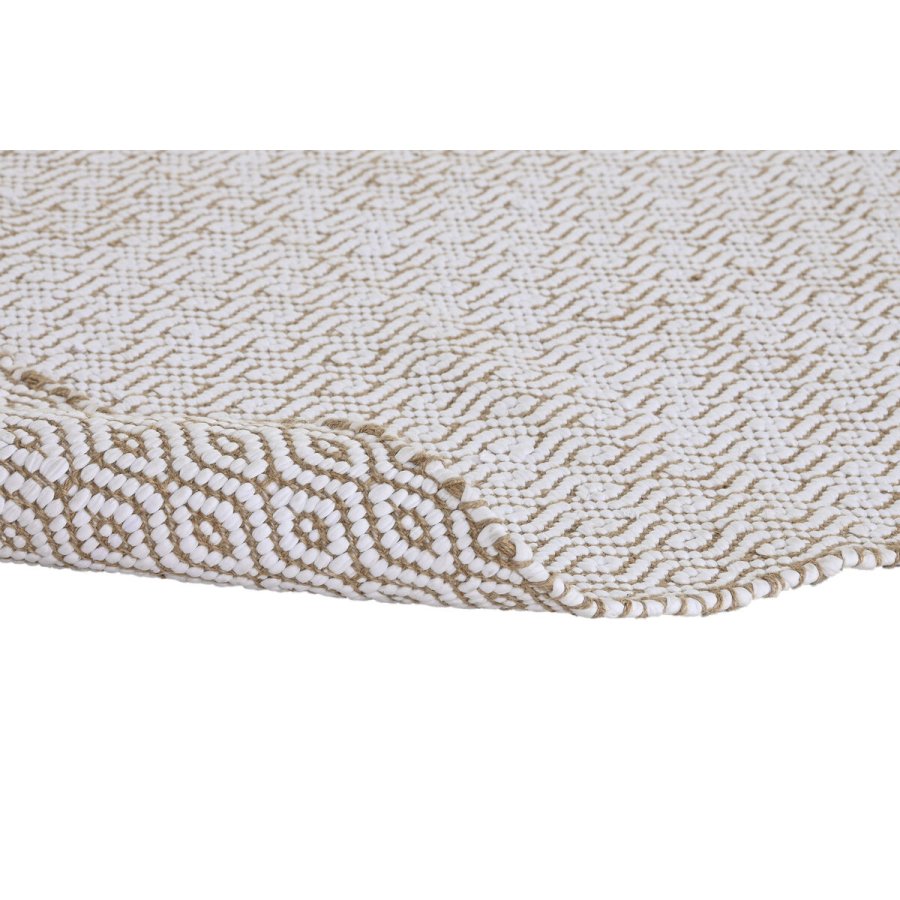 Tppe Home ESPRIT Hvid Natur 120 x 1 x 180 cm #17