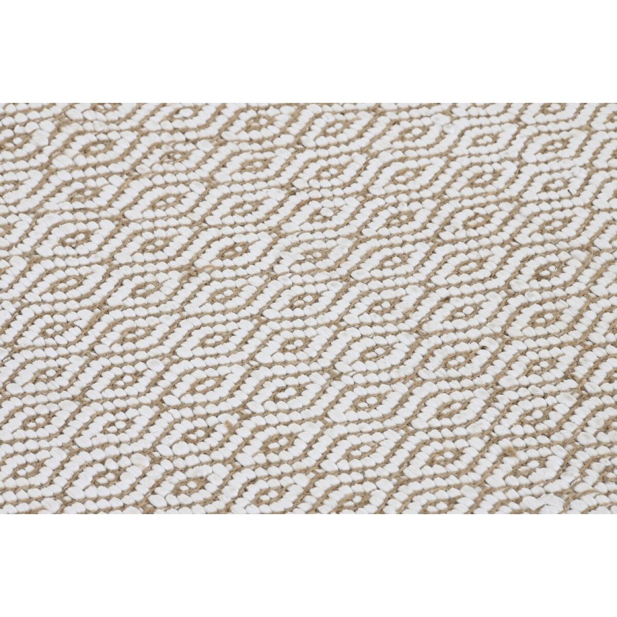 Tppe Home ESPRIT Hvid Natur 150 x 1 x 230 cm #9