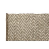 Tppe Home ESPRIT Hvid Natur 120 x 1 x 180 cm #5