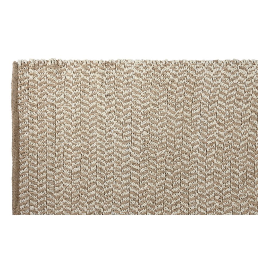 Tppe Home ESPRIT Hvid Natur 150 x 1 x 230 cm #5