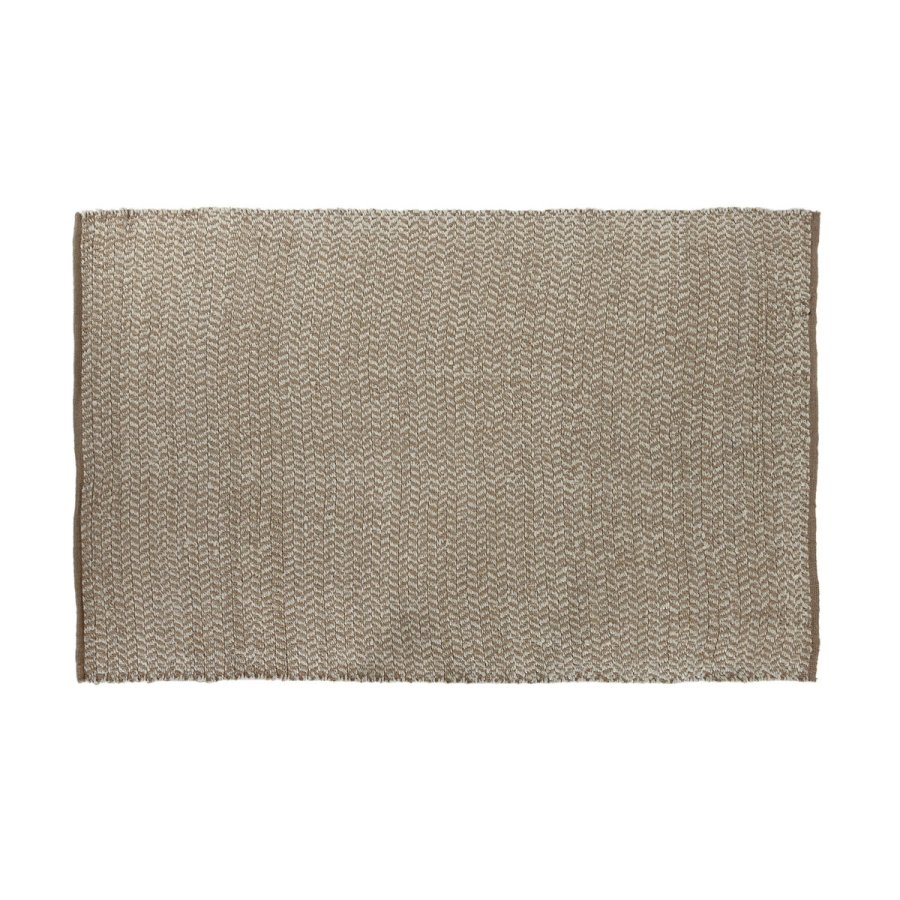 Tppe Home ESPRIT Hvid Natur 150 x 1 x 230 cm #1