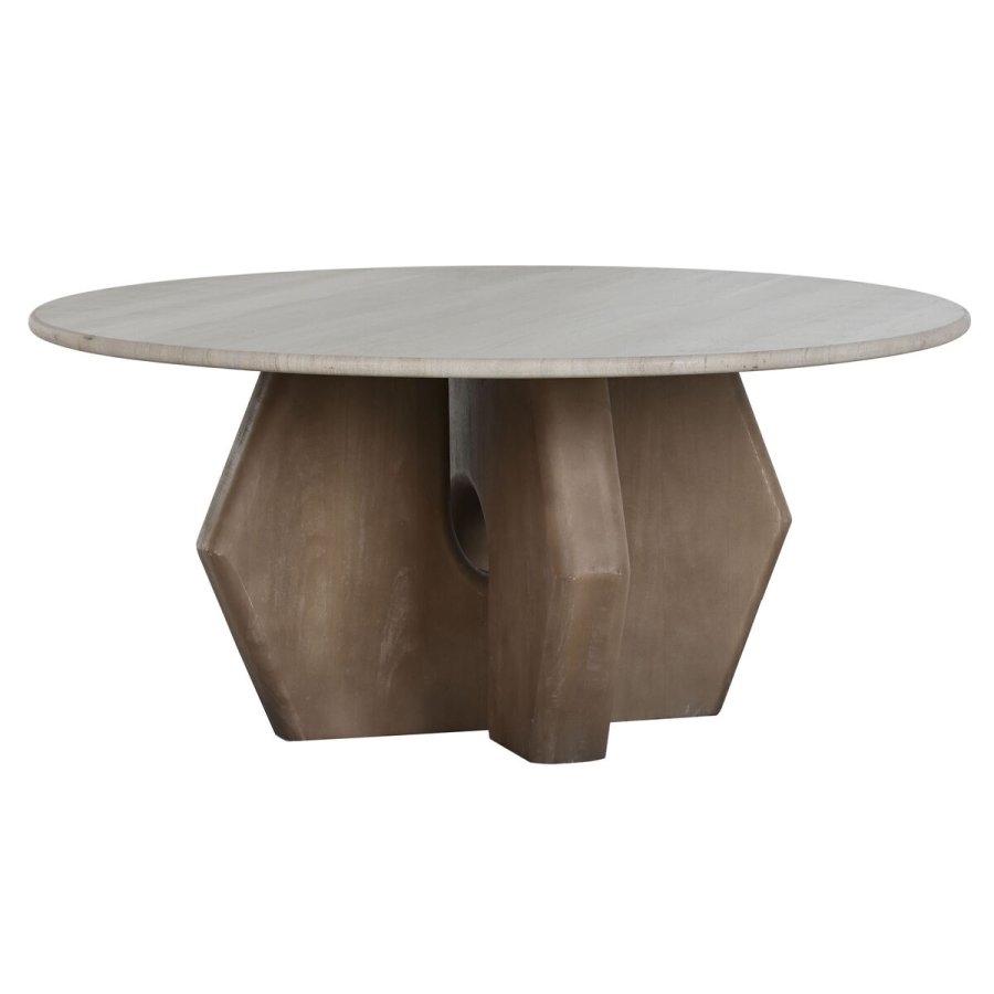 Sofabord Home ESPRIT Brun Beige 91 x 91 x 40 cm #1