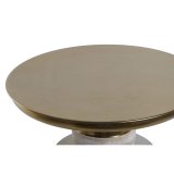Sofabord Home ESPRIT Hvid Gylden Tr Metal 41 x 41 x 53 cm #4
