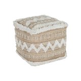 Fodsttte Home ESPRIT Hvid Brun 59 x 59 x 59 cm #1