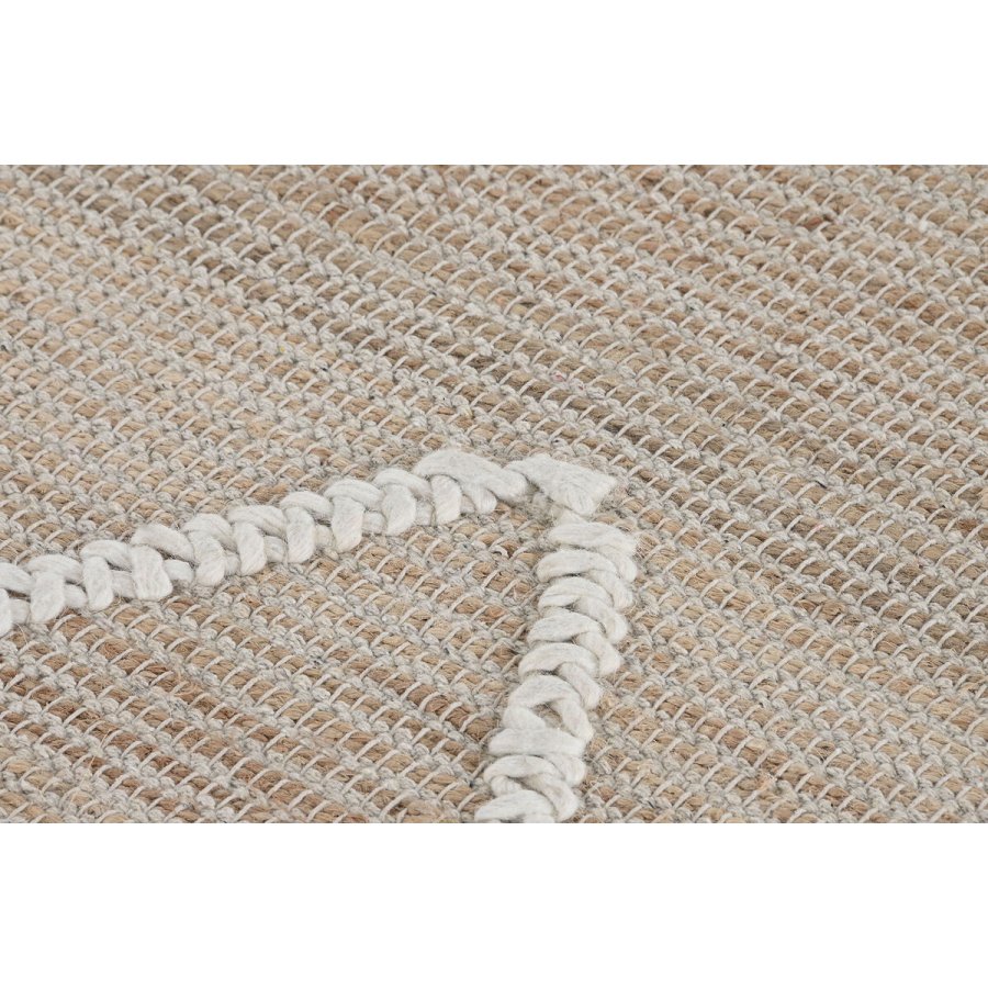Tppe Home ESPRIT Hvid Natur Boho 160 x 230 x 1 cm #9