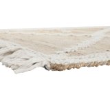 Tppe Home ESPRIT Hvid Natur Boho 160 x 230 x 1 cm #13