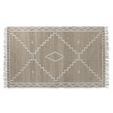 Tppe Home ESPRIT Hvid Natur Boho 160 x 230 x 1 cm #1