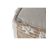Fodsttte Home ESPRIT Hvid Natur 45 x 45 x 45 cm #3