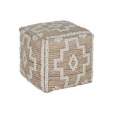 Fodsttte Home ESPRIT Hvid Natur 45 x 45 x 45 cm #1