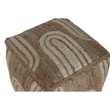 Fodsttte Home ESPRIT Beige Natur 45 x 45 x 45 cm #2