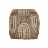 Fodsttte Home ESPRIT Beige Natur 45 x 45 x 45 cm #3