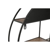 Hylder Home ESPRIT Sort Natur Metal Tr MDF 60 x 12 x 60 cm Vg #3