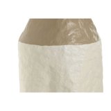 St med 3 Vaser Home ESPRIT Hvid Gylden Metal 14 x 14 x 67 cm (3 Dele) #3