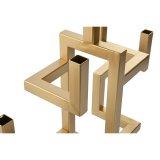 Kandelaber Home ESPRIT Gylden Metal Moderne 38 x 12 x 29 cm #2