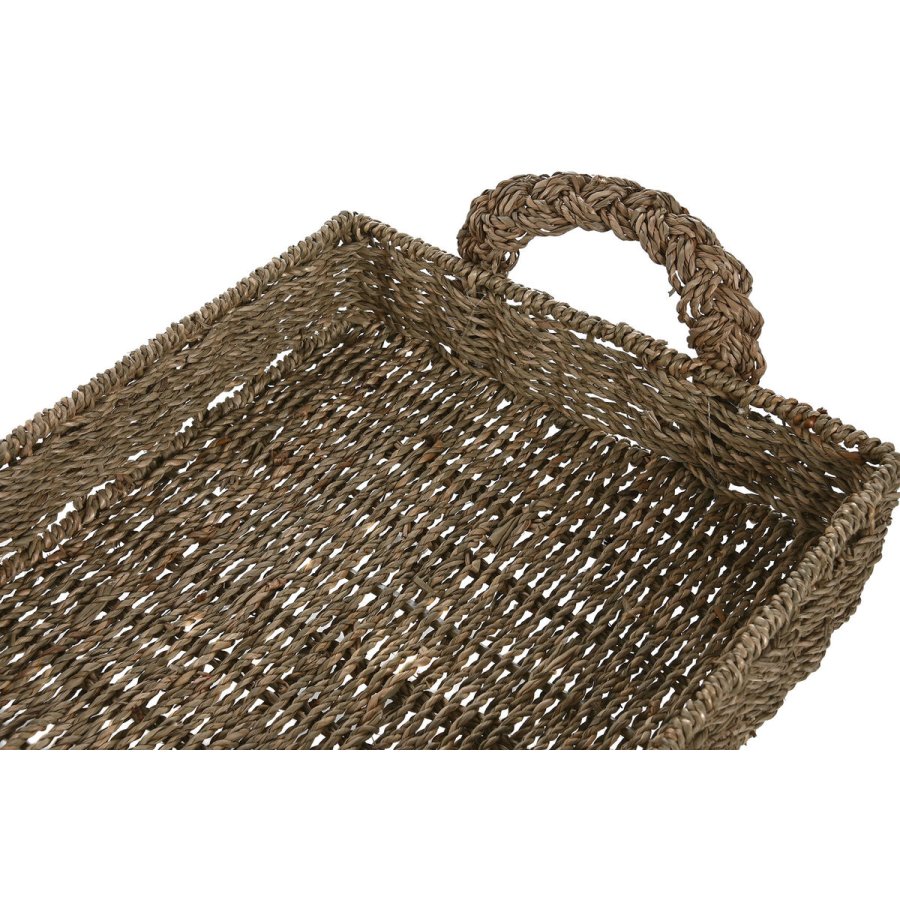 Snack bakke Home ESPRIT Natur Tropisk (2 enheder) #2