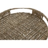 Bakkest Home ESPRIT Natur Tropisk 45 x 45 x 7 cm (3 enheder) #4