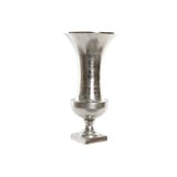 Vase Home ESPRIT Slvfarvet Aluminium Moderne Vinglas 24 x 24 x 49 cm #1