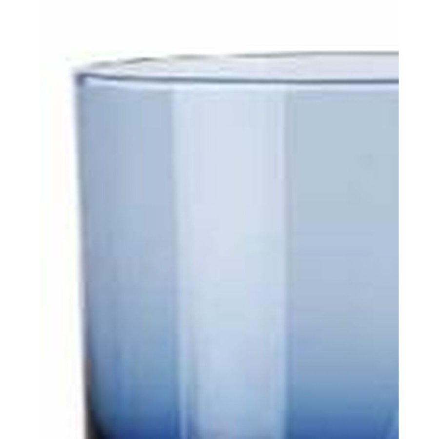S�t med glas Home ESPRIT Bl� Krystal 160 ml (6 enheder) #2