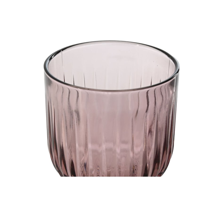 St med glas Home ESPRIT Pink Krystal 380 ml (6 enheder) #4