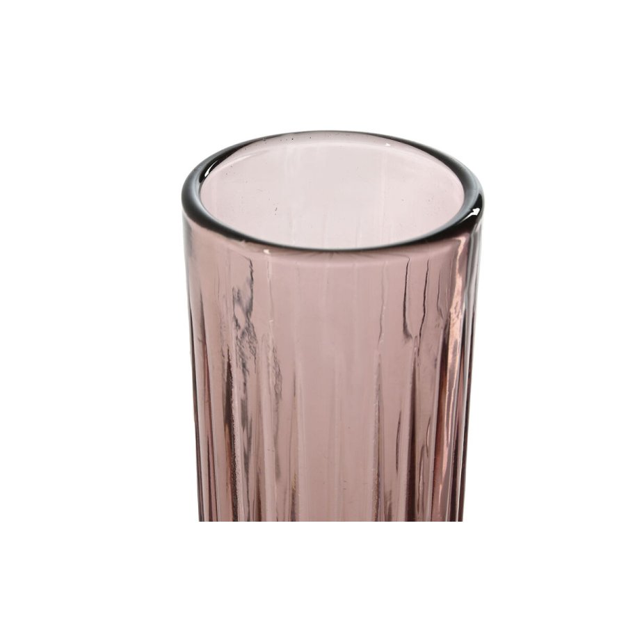 St med glas Home ESPRIT Pink Krystal 6 x 6 x 18,4 cm (6 enheder) #4