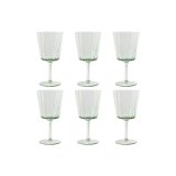 St med glas Home ESPRIT Grn Krystal 285 ml 8,4 x 8,4 x 16,4 cm (6 enheder) #1