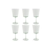 St med glas Home ESPRIT Grn Krystal 9 x 9 x 17,8 cm (6 enheder) #1