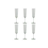 St med glas Home ESPRIT Grn Krystal 6 x 6 x 23,7 cm (6 enheder) #1